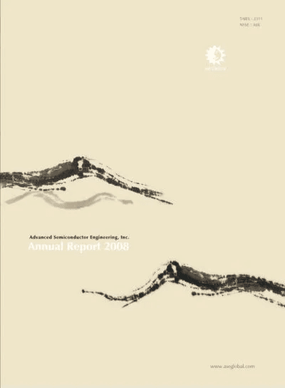 2008 ASE annual report cover
