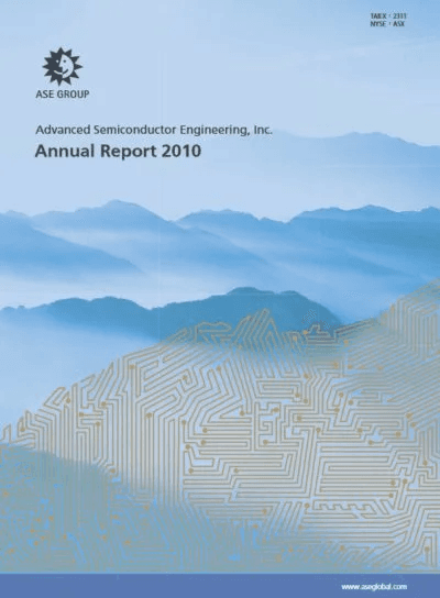 2010 ASE annual report cover