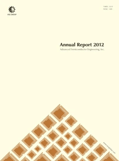 2012 ASE annual report cover