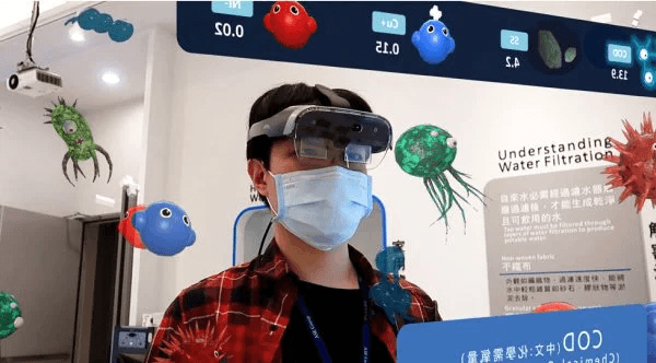 Augmented-reality experience at ASE's Green Technology Education Center