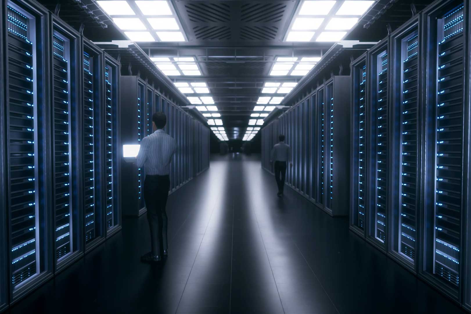 Code and computing infrastructure inside a data center