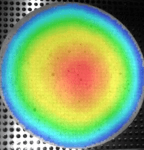 Thermal wafer analysis map