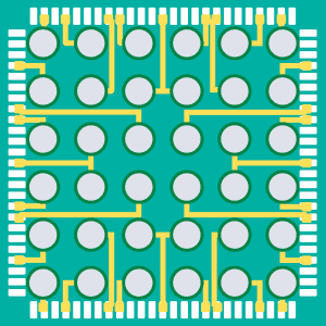 Fan-In WLP routing