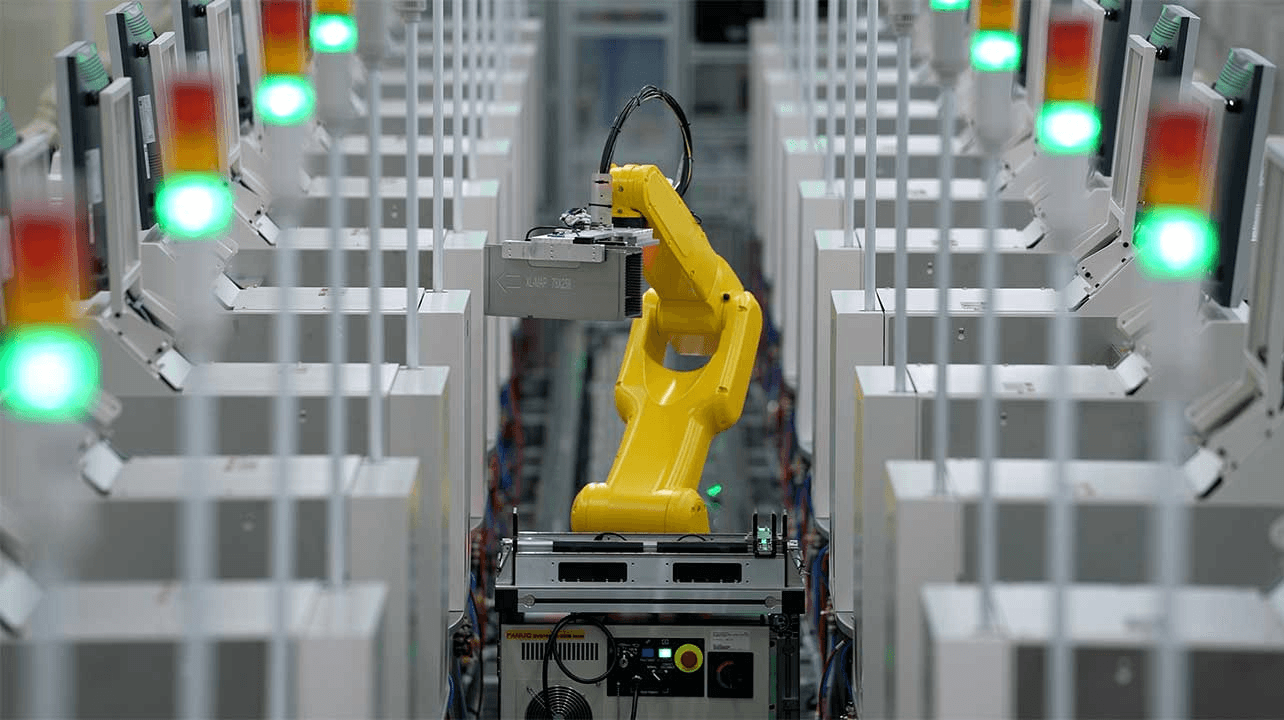 ASE smart manufacturing team working inside an advanced factory